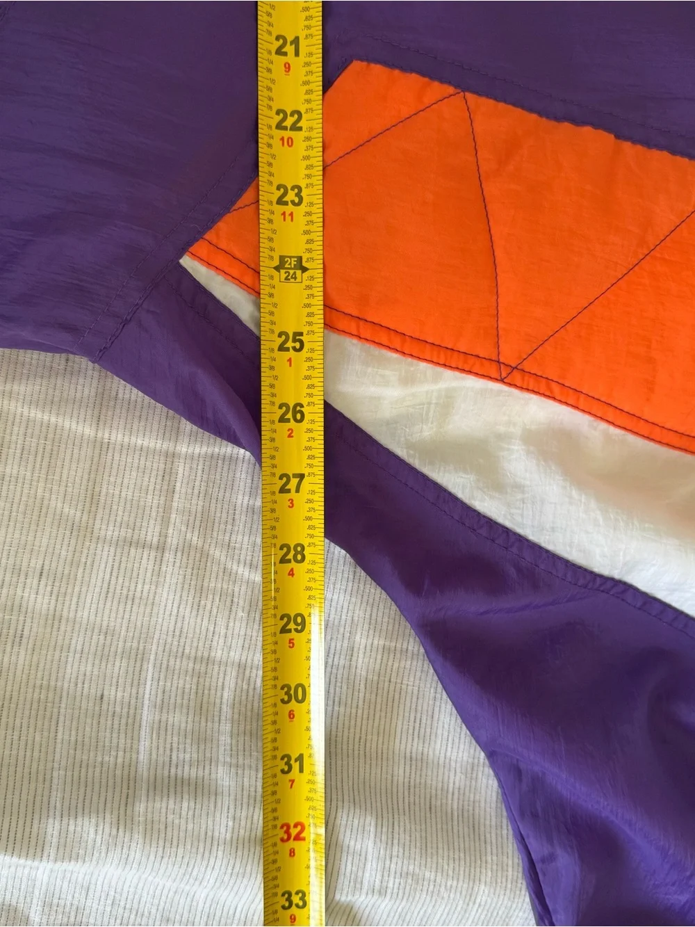 STARTER Purple Jacket and Pants with Orange Trim - NBA Licensed